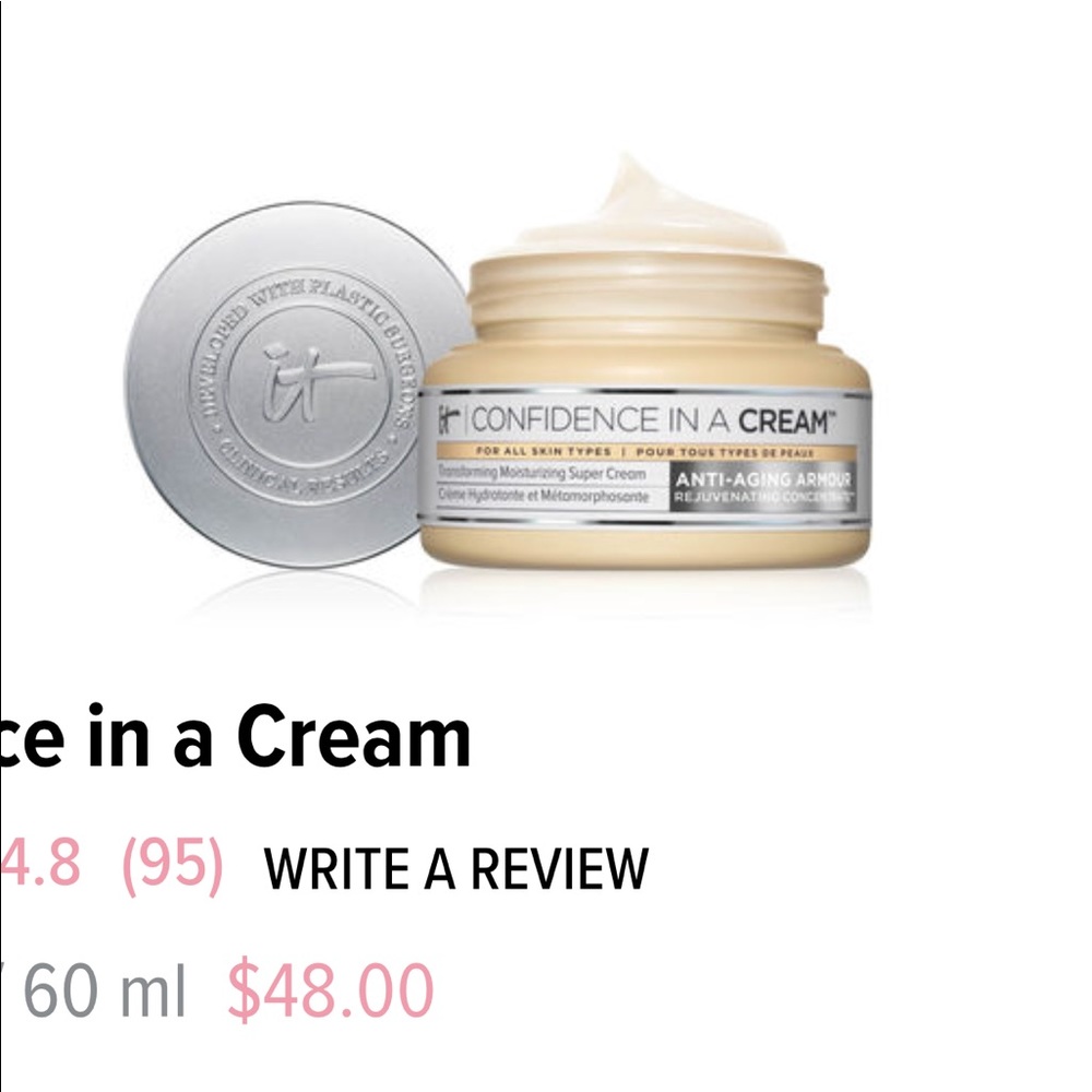 🧖‍♀️ BNIB Confidence In a Cream Moisturizer 🧖‍♀️